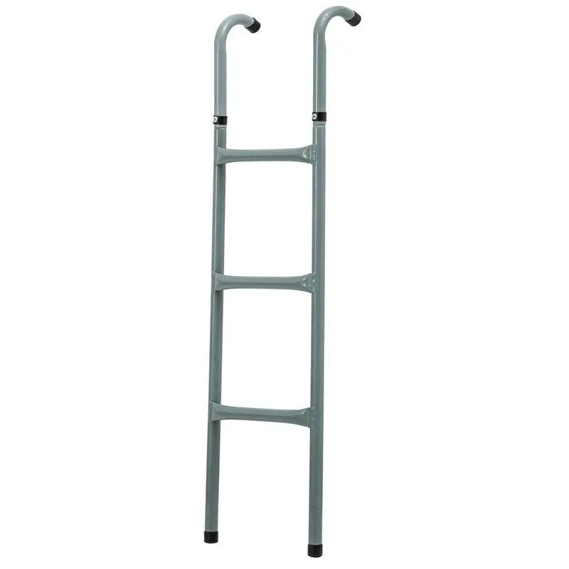 Galvanized Trampoline Ladder With Non-Slip Mat – 12 Ft Or 14 Ft Compatible 1