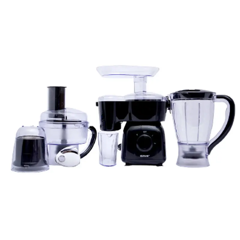 Gne Gn-920/21 8-In-1 Food Processor – Black & White Design With Slicing, Shredding & Pureeing Capabilities 1