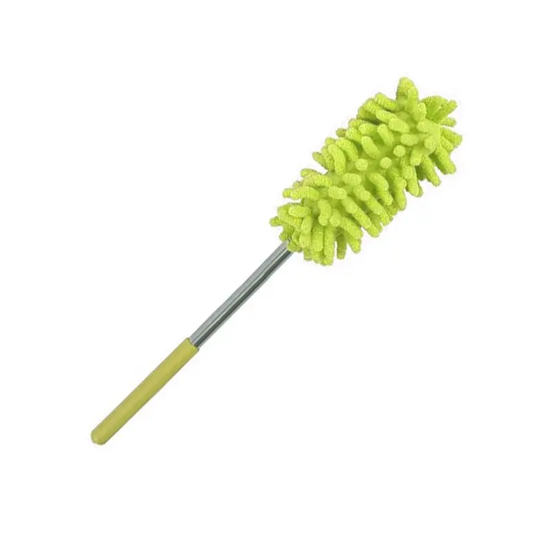 Green Adjustable Microfiber Cleaning Brush – Swivel Head Design 1