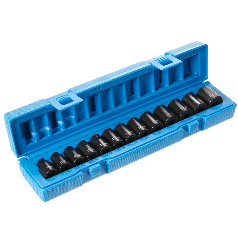 Grey Pneumatic 1203M 3/8" Drive 13-Piece 12-Point Standard Metric Impact Socket Set 1