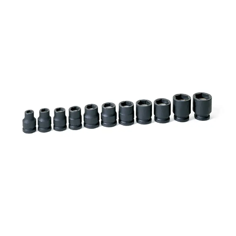 Grey Pneumatic 1511G 11-Piece Magnetic Impact Socket Set — 1/2-Inch Drive 1