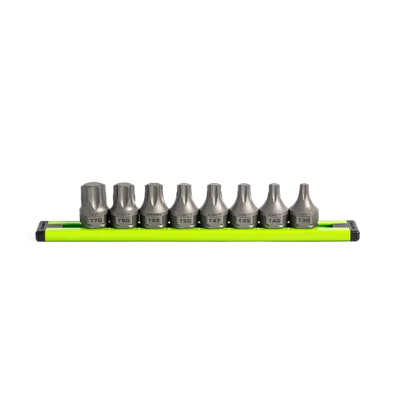 Gripedge Ddsb8S 8-Piece Low-Profile 3/8-Inch Drive Star (Torx) Dual-Action Bit Set 1