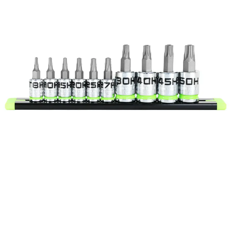 Gripedge Scst10S 10-Piece Security Star (Torx® Tamper-Resistant) Driver Set 1