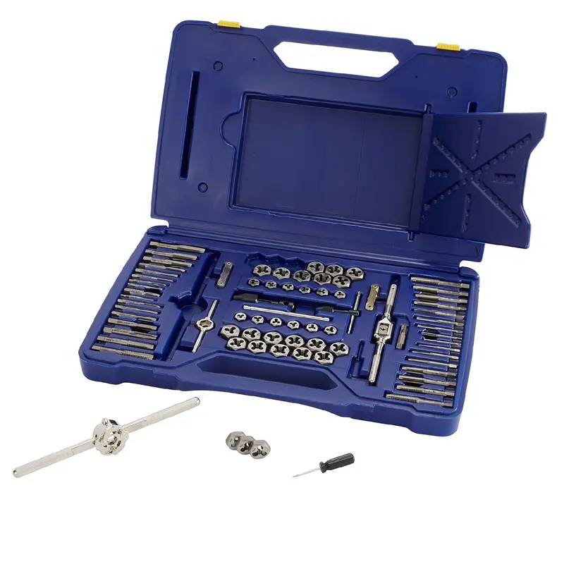 Hanson 26376 76-Piece Sae/Metric Tap & Die Collection 1