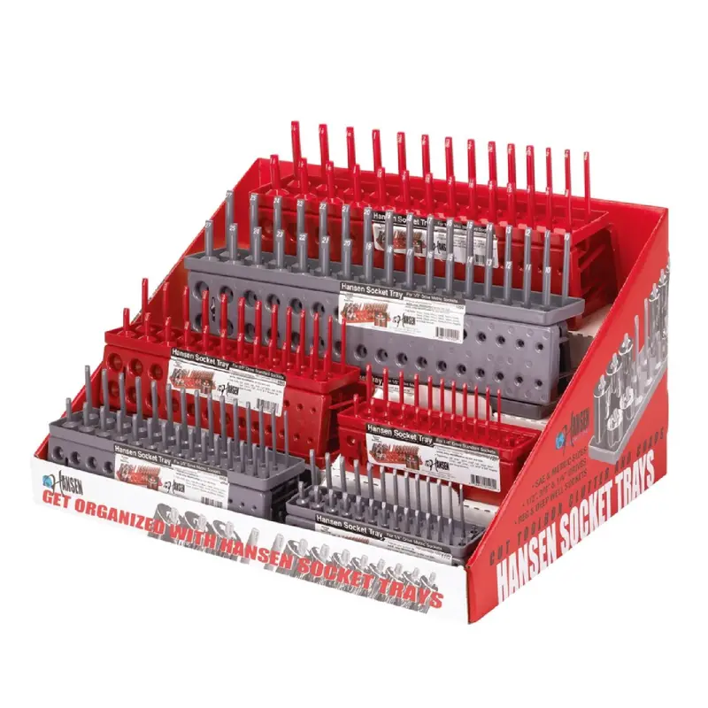 Hanson 9910 Socket Display Kit – Four Peg-Style Holders For Organization 1