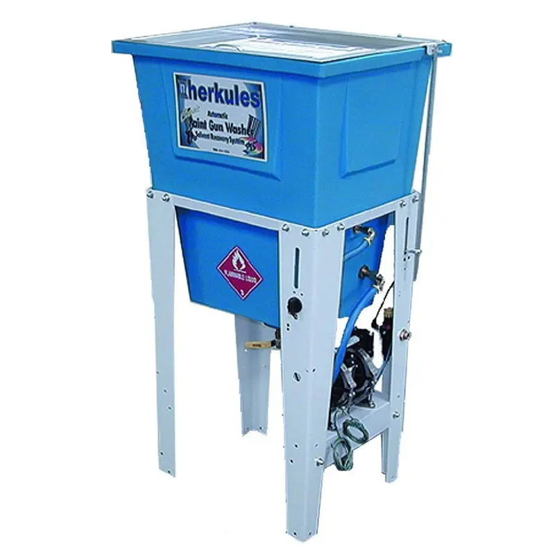 Hercules G200 Classic Blue Paint Gun Cleaning Station 1