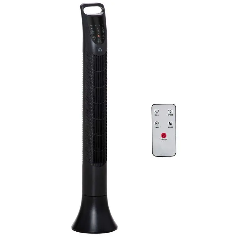 Homcom 36-Inch Freestanding Tower Fan With Adjustable Height And Tilt 1