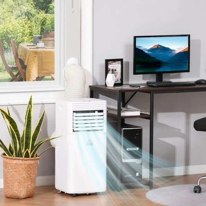 Homcom A-Rated 9000 Btu Portable Air Conditioner – Includes Remote & 24-Hour Timer 1