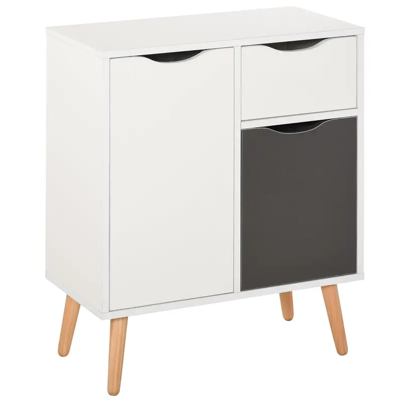 Homcom Floor-Standing Sideboard Cabinet With Drawer – Bedroom Storage 1