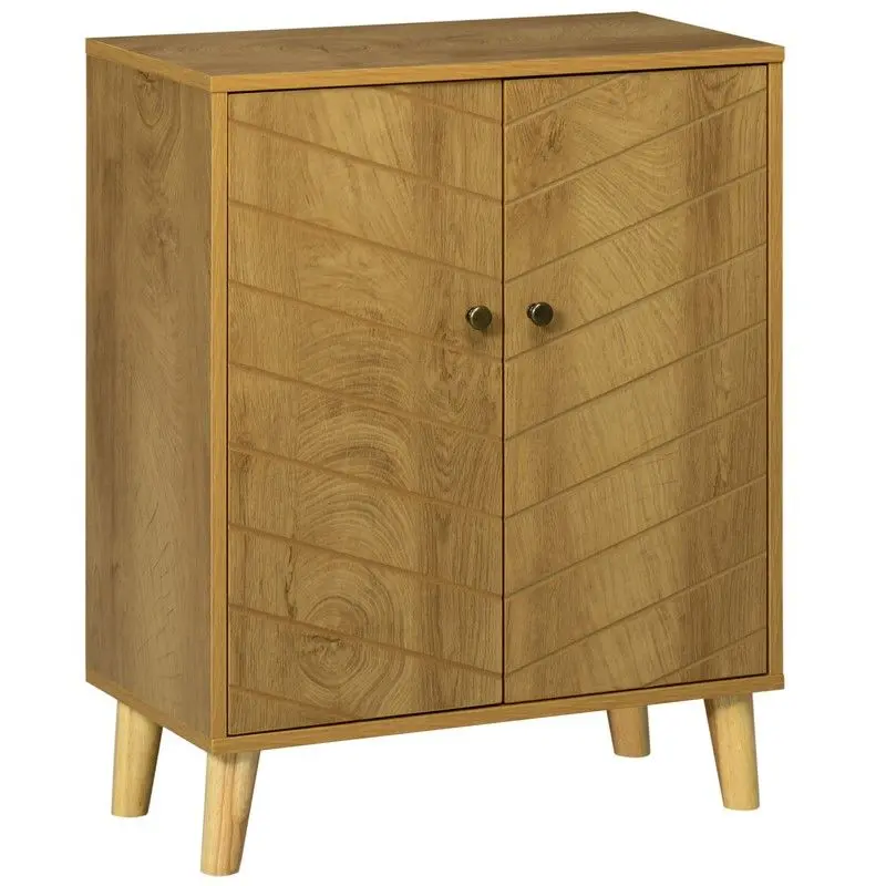 Homcom Vintage-Inspired Freestanding Sideboard With Interior Shelf 1