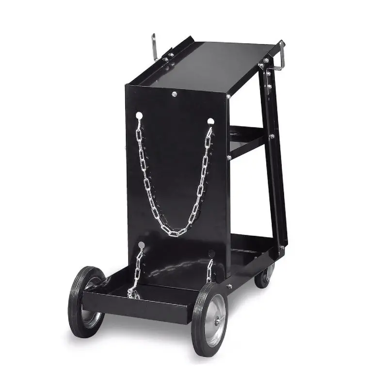 H&S Autoshot W-7000 Mig Welding Cart With Gas Cylinder Holder 1