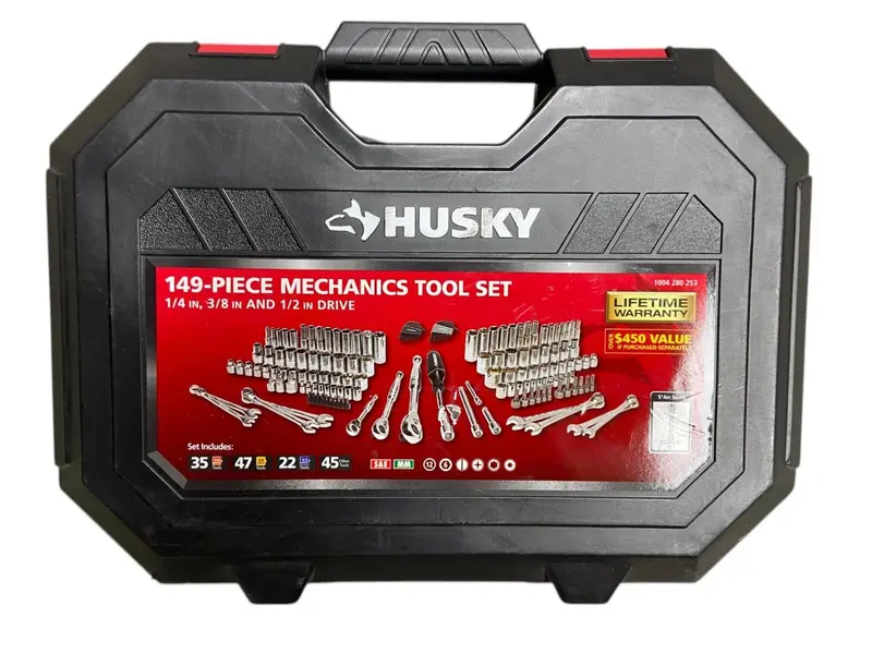 Husky 149-Piece Professional Mechanics Tool Set (1/4", 3/8", 1/2" Drive) 1