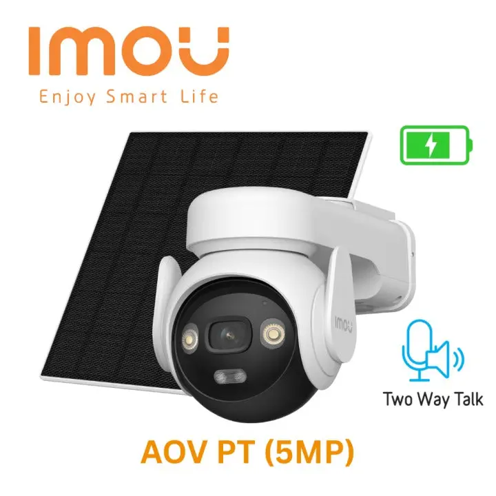 Imou B7Ed-5M0Tea-Eu/Fsp14 4G Solar Security Camera – 3K Uhd, 365-Day Aov Recording, Dual 4G + Wifi, Ai Human Detection 1
