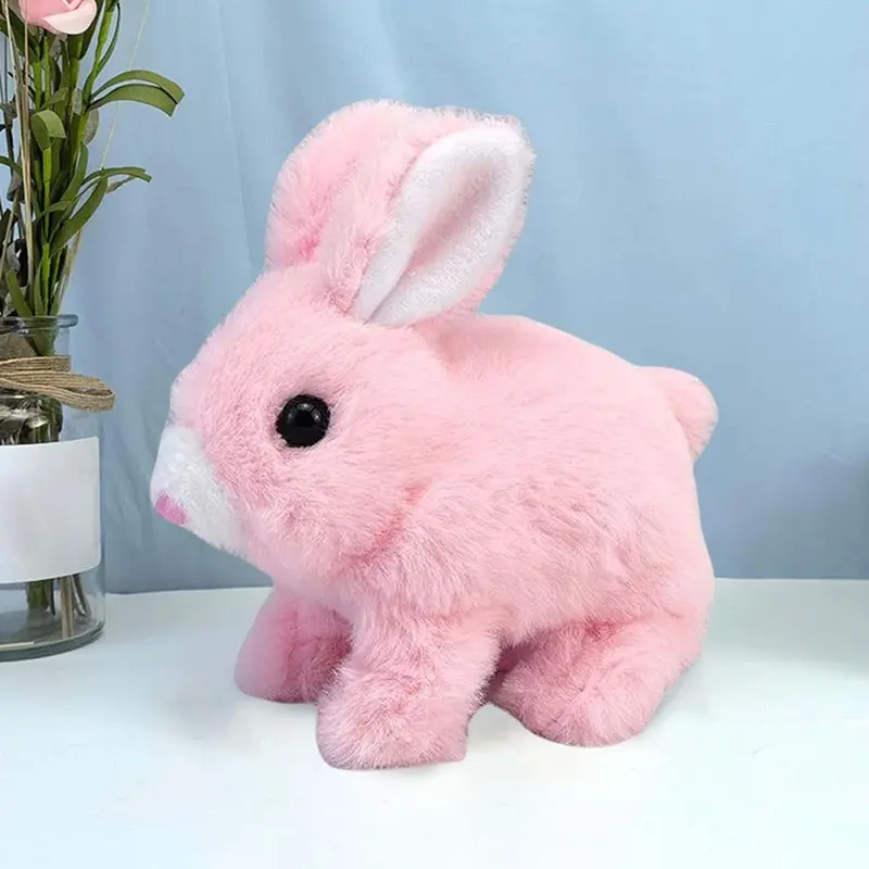 Interactive Electronic Rabbit Plush Toy – Animated Bunny With Wiggle Ears, Twitching Nose, And Realistic Sounds For Toddlers 1