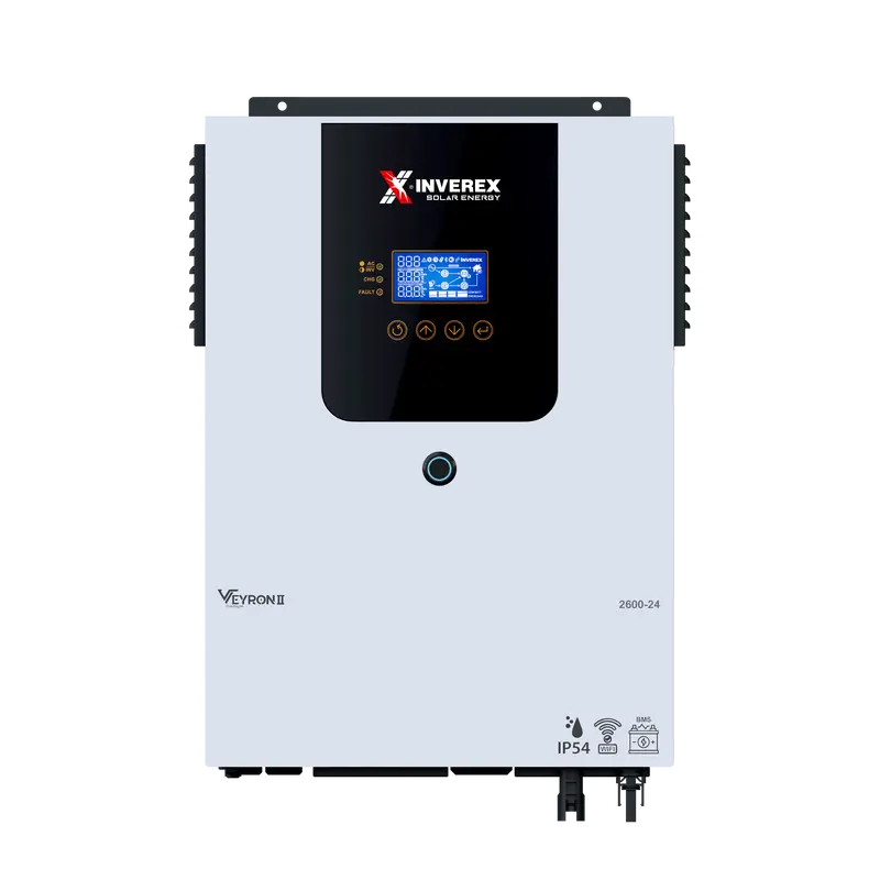 Inverex Veyron Ii Premium 2.6Kw Hybrid Solar Inverter – 24V, 4000W Pv Input, Ip54 Enclosure 1