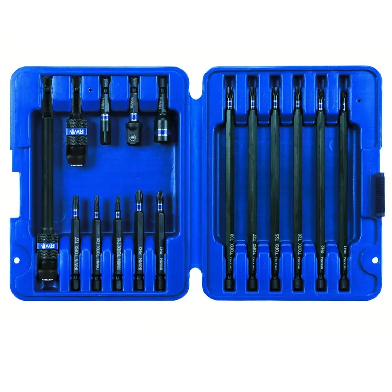 Irwin 1840320 16-Piece Pneumatic Impact Bit Set For Heavy-Duty Applications 1