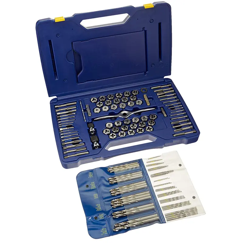 Irwin Hanson 116-Piece Ratchet Tap & Die Set – Full-Range Threading System 1