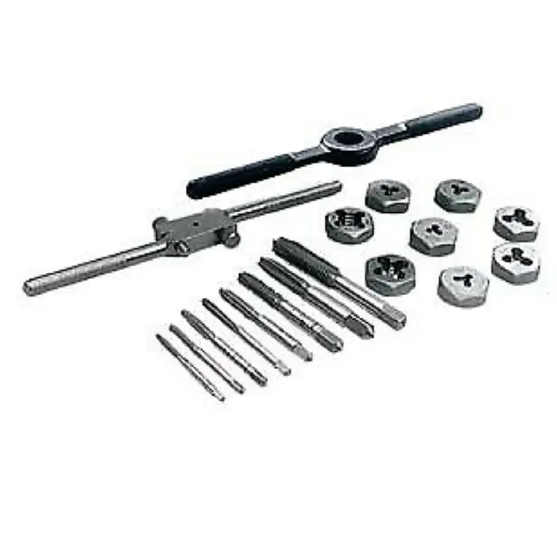 Irwin Hanson 18-Piece Tap And Die Set – Metric & Fractional, Dual-Standard Kit 1