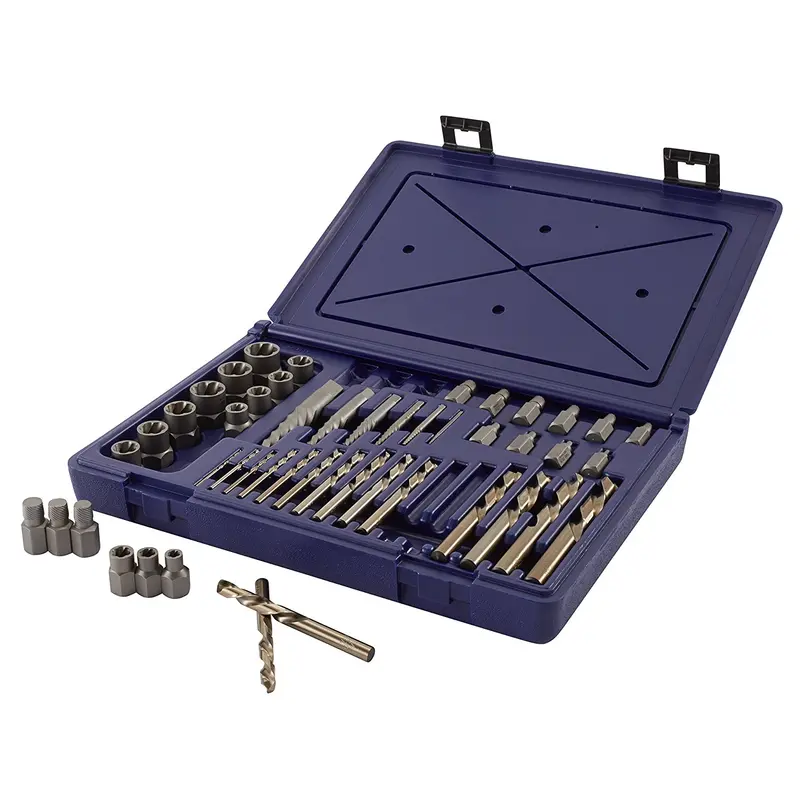 Irwin Hanson 48-Piece Master Extractor Kit With Cobalt Left-Hand Bits (3101010) 1