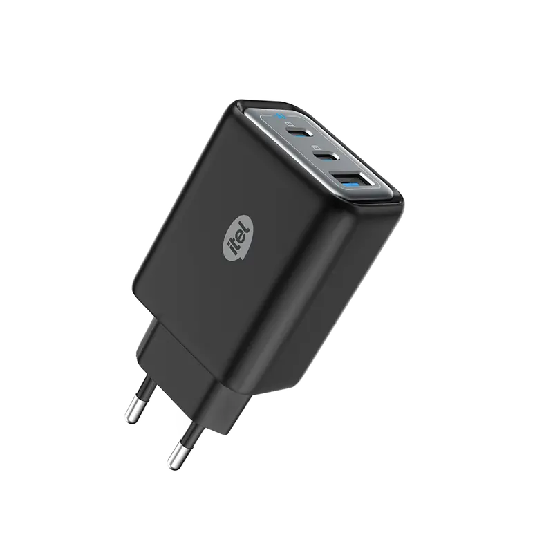 Itel Chargerpulse Icw-652E – 65W Gan Triple-Port Fast Charger With Usb-Pd & Qc Support 2