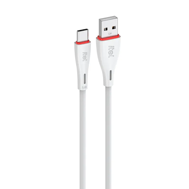 Itel Icd-L24S Usb-C Data Cable – 2.4A Fast Charging, 480Mbps Data Sync, 1M Reinforced Pvc Construction 1