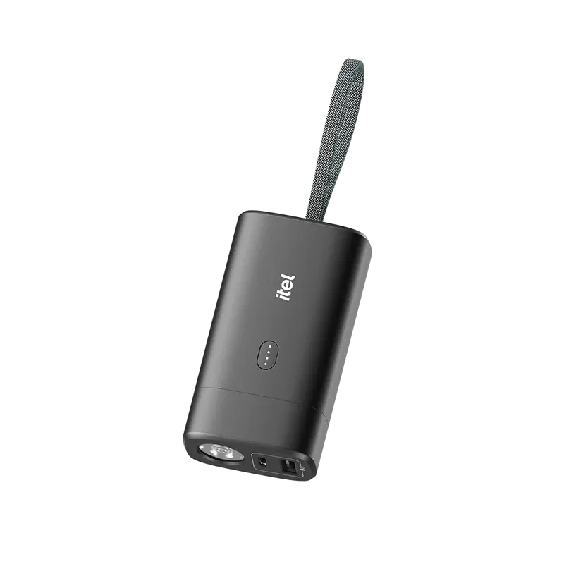 Itel Powereasy I A1123 – 10000Mah 15W Power Bank With Integrated Usb-C & Lightning Cables 1