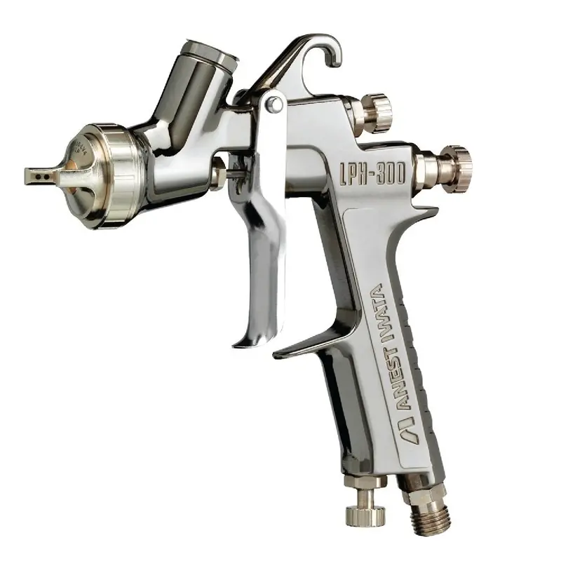 Iwata Lph300 Hvlp Primer Spray Gun – 1.3Mm Gravity-Fed, Model 3955 1
