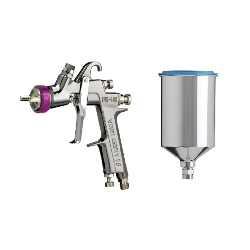 Iwata Lph400 Lvb Gravity-Fed Spray Gun (1.4Mm Nozzle, 700Ml Aluminum Cup) 1