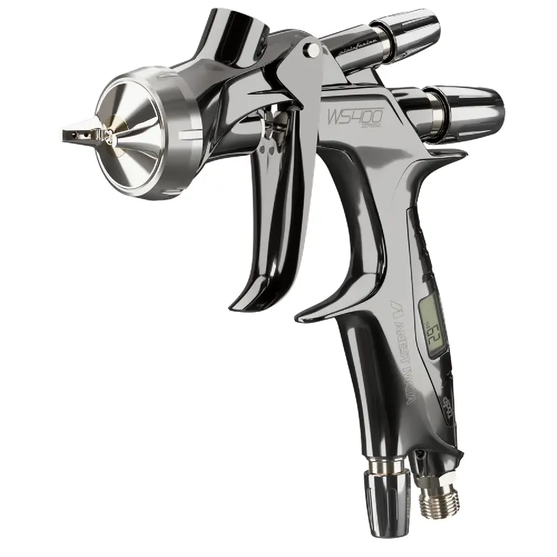 Iwata Ws-400-Sr2D-14Hd Gravity-Fed Spray Gun — 1.4Mm Nozzle, Digital Clearcoat Optimized 1