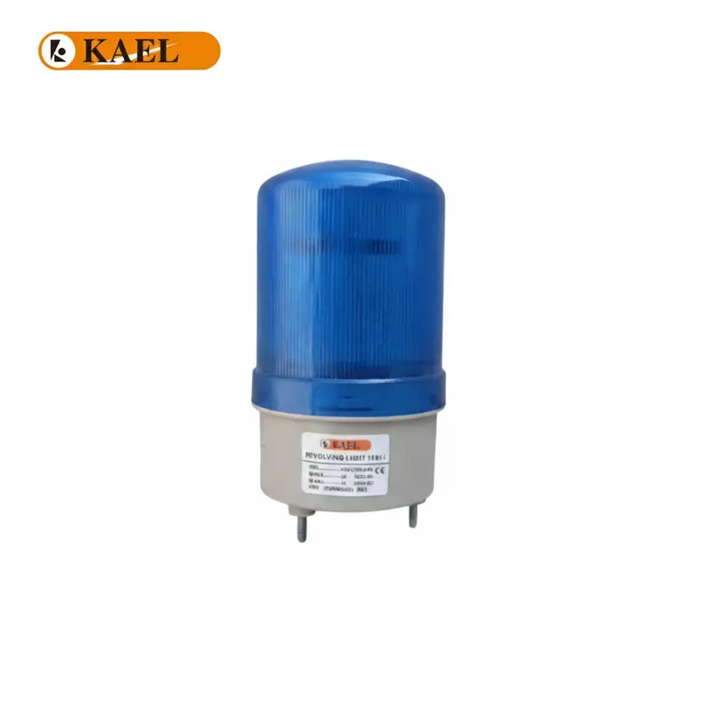 Kael 1101J Blue Led Rotating Warning Beacon – Universal 12–220V Ac/Dc Industrial Signal Light 1