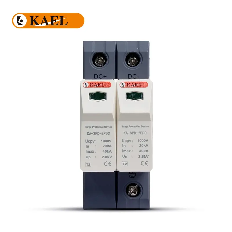 Kael Ka-Spd-2Pdc Surge Protection Device – 2-Pole 1000V Dc Din Rail Spd 1