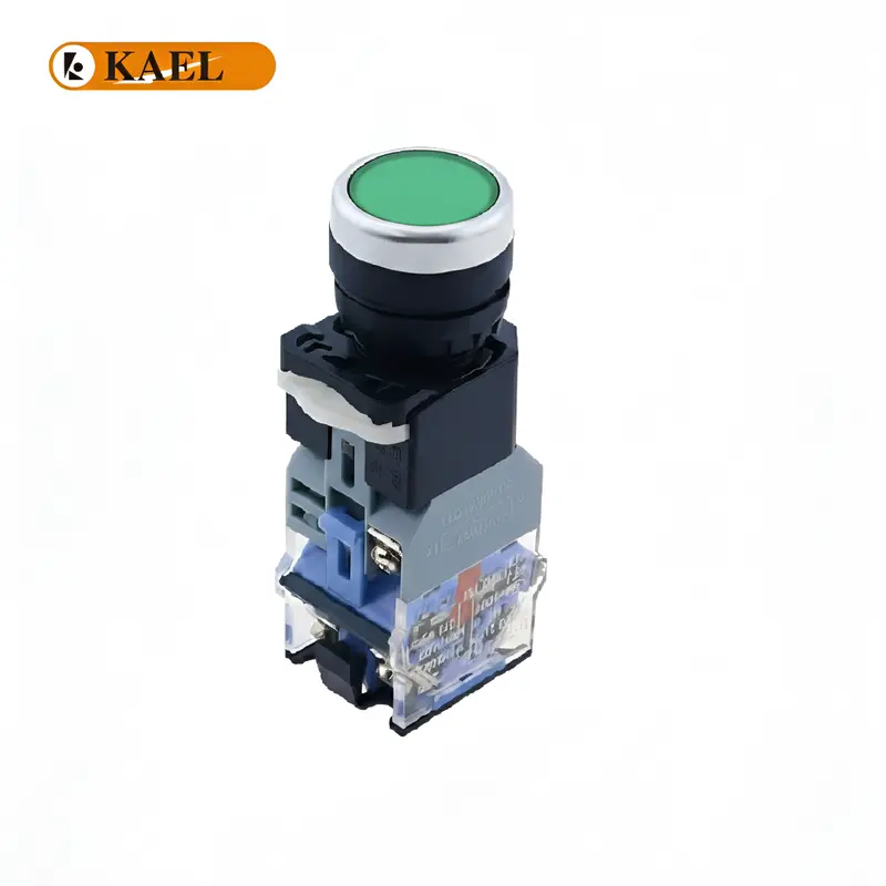 Kael La-38-11 Dn Green Led Push Button – 22Mm, 220Vac, Illuminated Control Switch 1