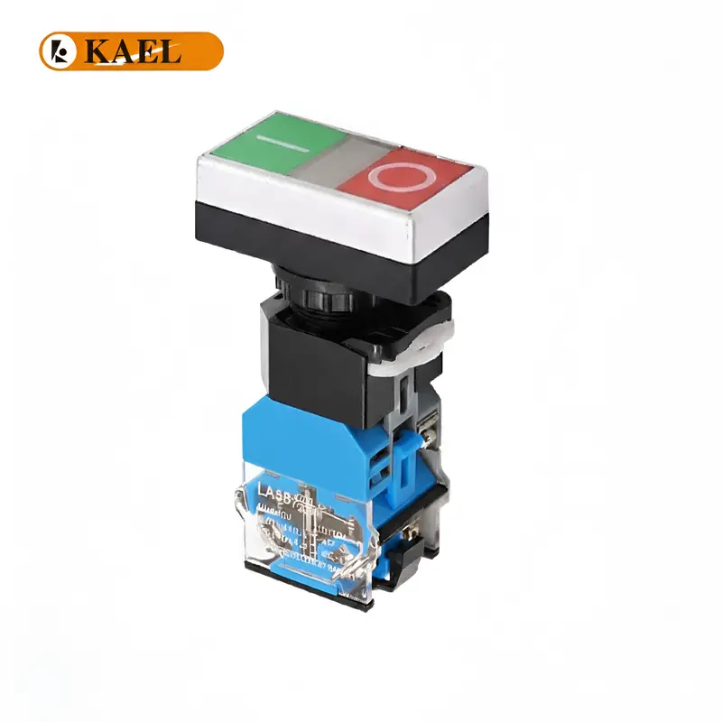 Kael La-38-11 Rg Momentary Double Push Button – Red & Green, 22Mm, Industrial Control Switch 1