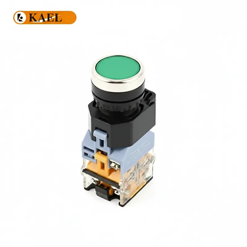 Kael La38-11 Bn Green Push Button – 22Mm, Non-Illuminated, Heavy-Duty Control Switch 1