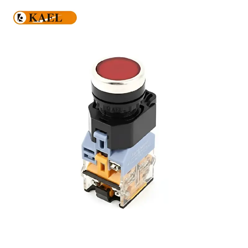 Kael La38-11 Bn Red Push Button – 22Mm, Non-Illuminated, Industrial Control Switch 1