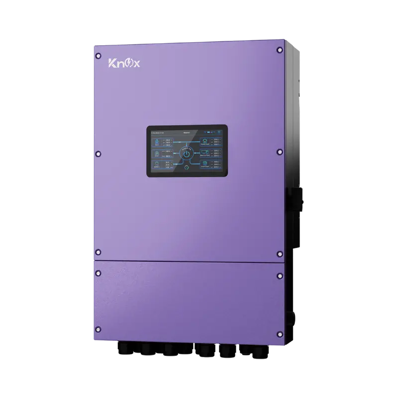 Knox Xenon 12066 Hybrid Solar Inverter – 6.6Kw, Ip66 Rated, Dual Mppt, 12Kw Pv Input, Wi-Fi Connectivity & Touchscreen Hmi 1