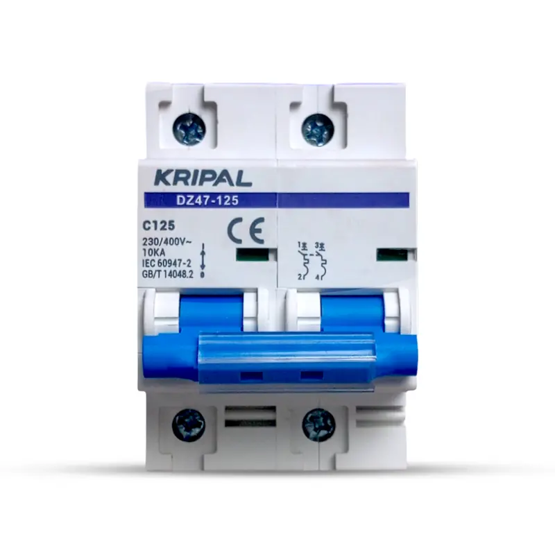 Kripal Dz47-125 2-Pole Mcb – 125A Miniature Circuit Breaker For Residential & Commercial Use 1