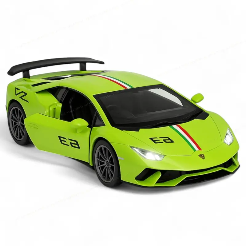 Lamborghini Diecast Model Car – 1:32 Scale Pull-Back Toy With Lights, Sound, And Opening Doors For Collectors & Kids 1