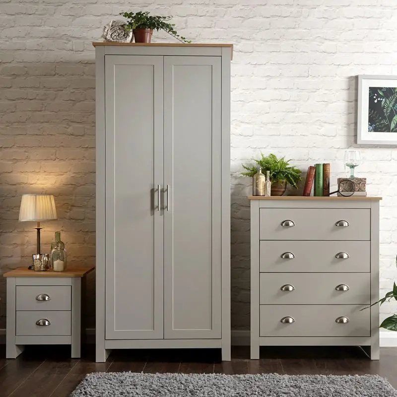 Lancaster Grey 3-Piece Bedroom Furniture Set 1