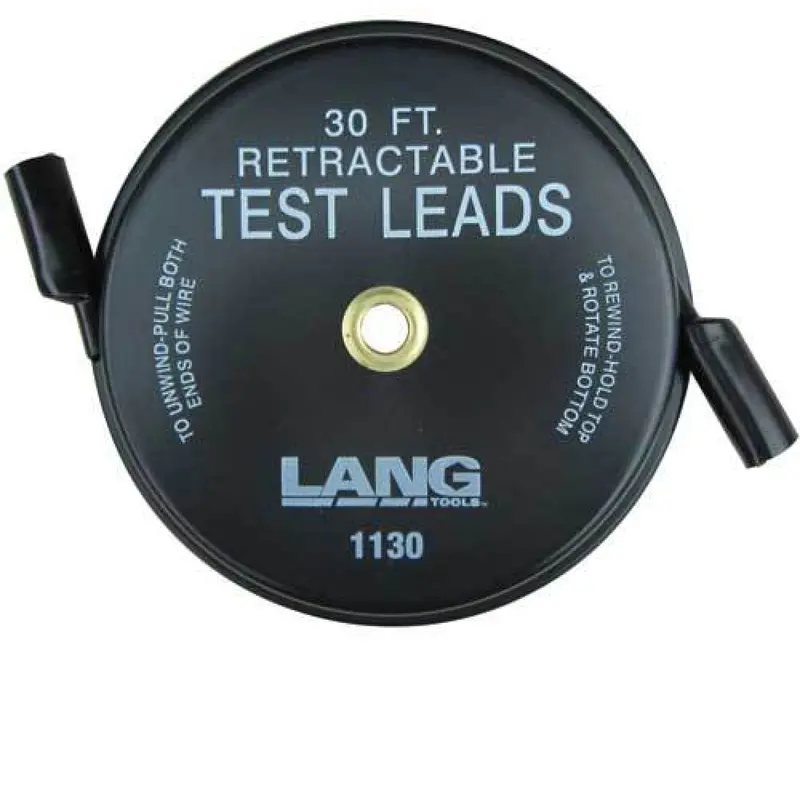 Lang Tools 1130 Retractable Test Lead – 30-Foot Single Lead 1
