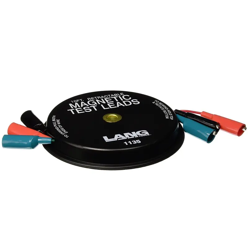 Lang Tools Magnetic Retractable Test Leads – Compact Back Probe Design (1135) 1