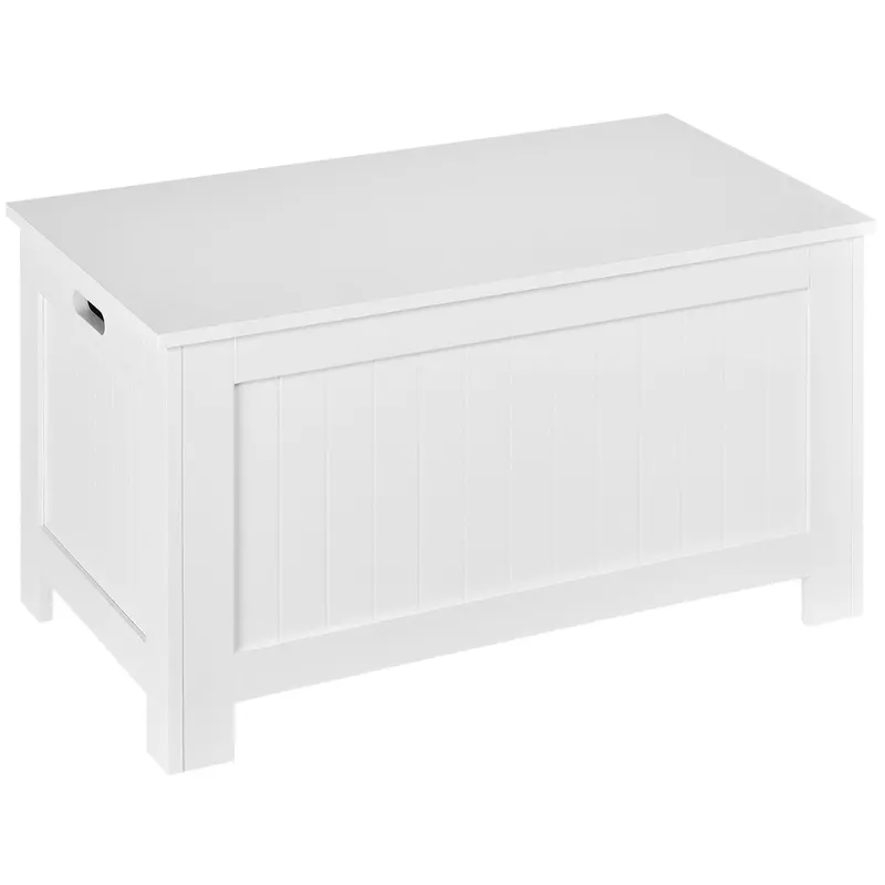 Large Lidded Storage Chest With Safety Hinges And Soft-Close Lid 1