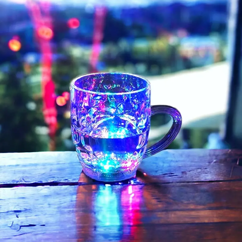 Led Color-Changing Cup Light – 7-Hue Illuminated Drinkware For Parties & Decor – Uk-0175 1