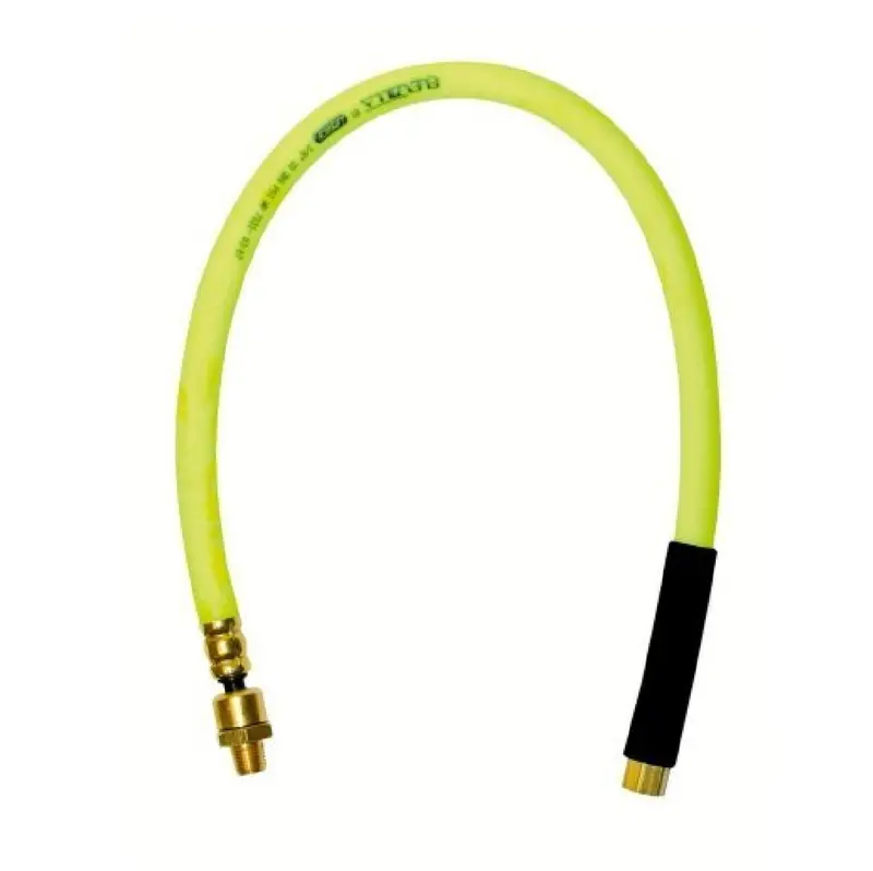 Legacy Hfz3802Yw2B Flexzilla Whip Hose – 2-Foot, 3/8" Id With 1/4" Mpt Ball Swivel End 1
