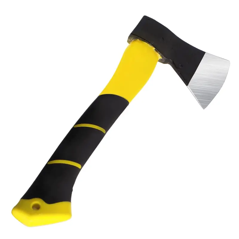Lightweight Fiberglass Hatchet With Rubberized Grip – All-Purpose Camping, Gardening & Woodcutting Axe 1