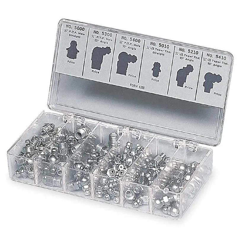 Lincoln Industrial 100-Piece Grease Fitting Variety Pack 1