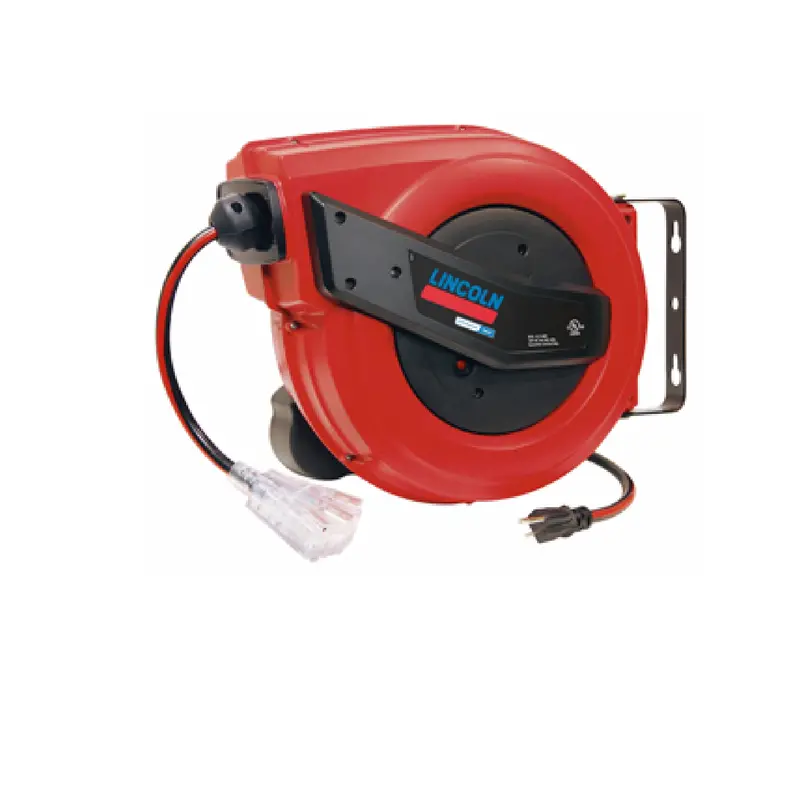 Lincoln Industrial 91039 60-Foot Tri-Tap Electric Cord Reel With Auto-Retraction 1