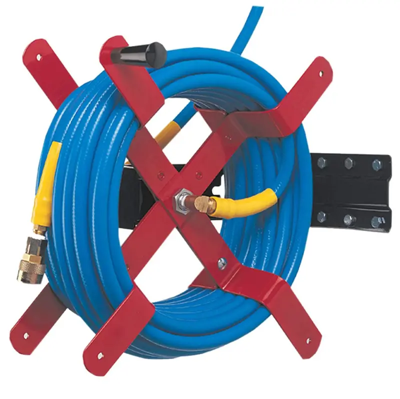 Lisle 50350 Compact Side-Winder Air Hose Reel – Space-Saving Horizontal Mount Design 1