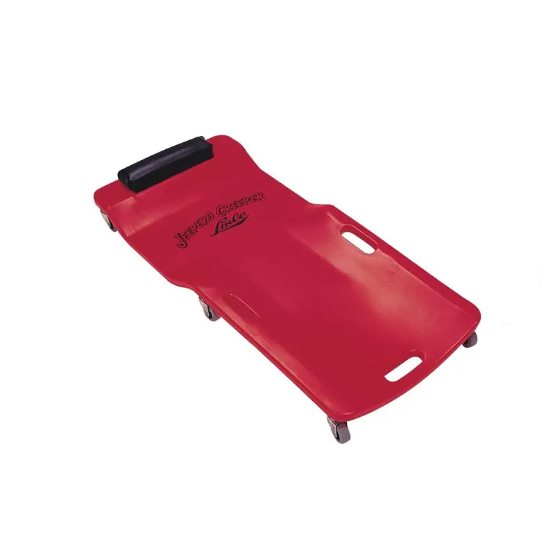 Lisle 92102 Durable Red Plastic Mechanics Creeper 1