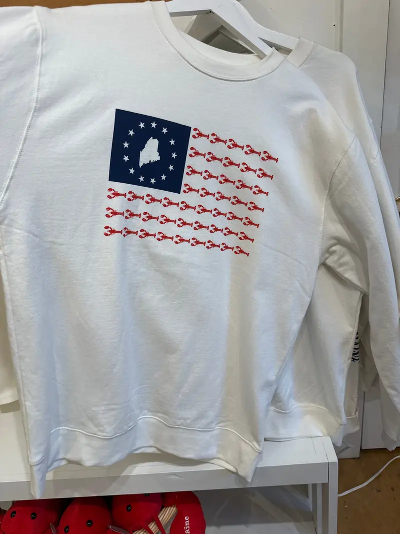 Lobster Flag Graphic Sweatshirt 1